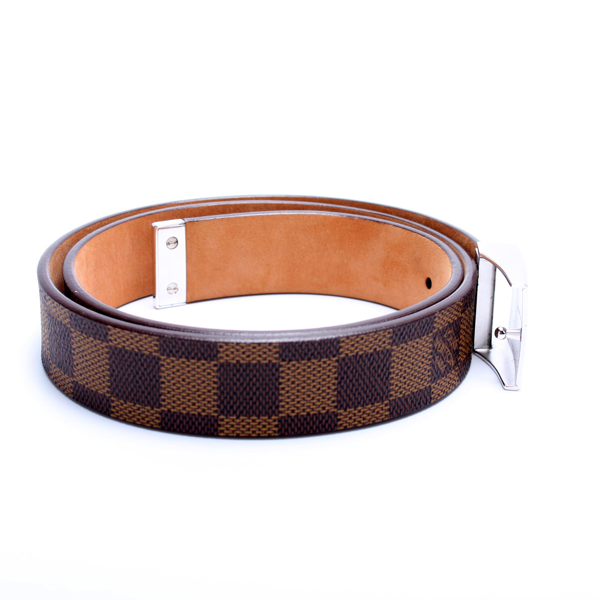 Leather belt Louis Vuitton Black size 80 cm in Leather - 32146358