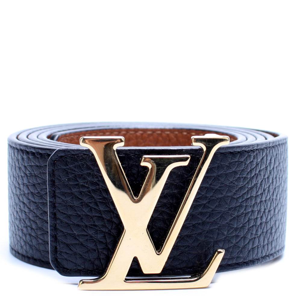 Louis Vuitton LV Initiales 40mm Reversible Belt Grey Monogram Canvas. Size 110 cm