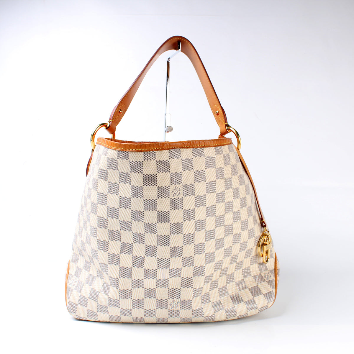Louis Vuitton Delightful Damier Azur Handbag Purse Review and what fits!  Resale talk! 