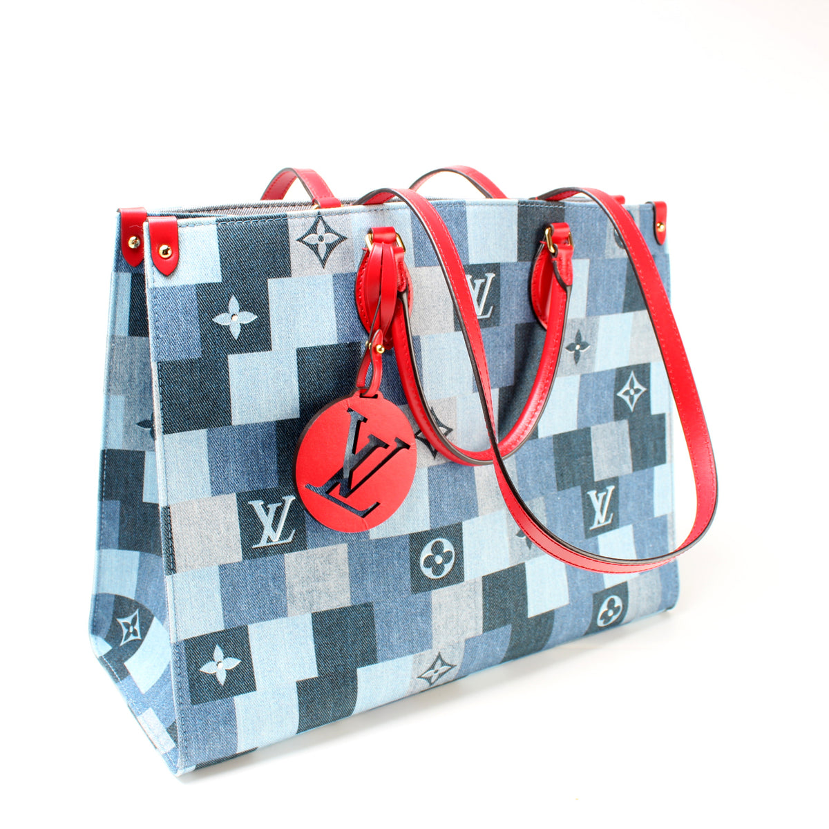 ONTHEGO GM Denim – Keeks Designer Handbags