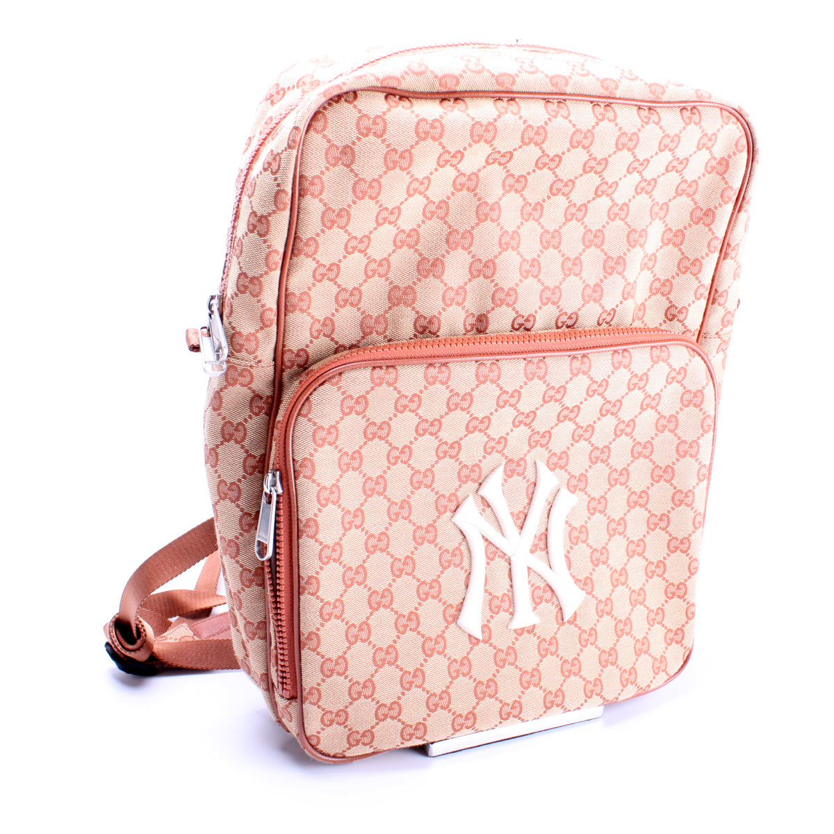 5367245 GG Canvas NY Yankees Medium Backpack – Keeks Designer Handbags