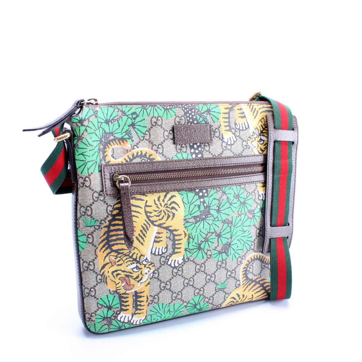 ebbe tidevand krater fløde 406408 GG Supreme Bengal Tiger Small Messenger – Keeks Designer Handbags