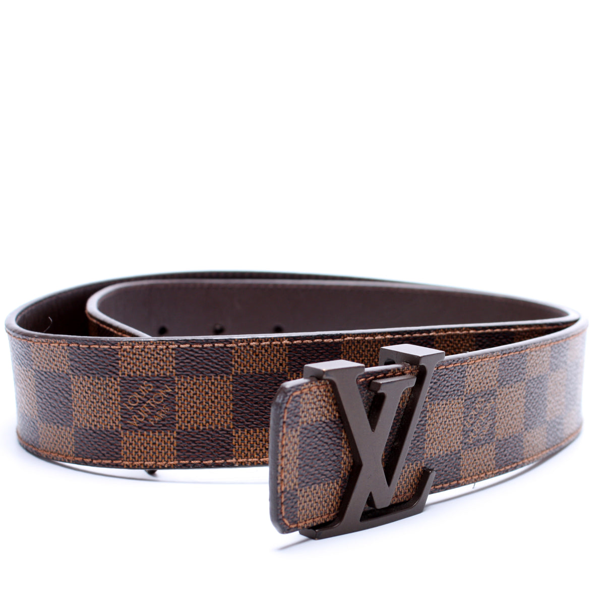 Louis Vuitton Initiales 40mm Epi Leather Black Belt Size 95 38