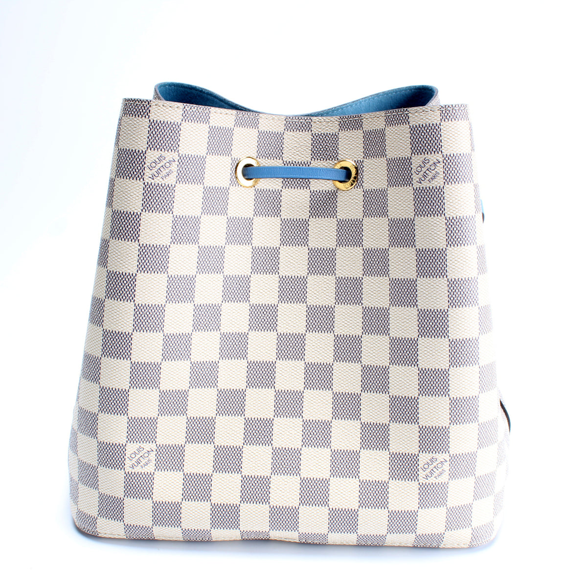 Louis Vuitton Neonoe BB Damier Azur/Pink in Coated Canvas/Leather