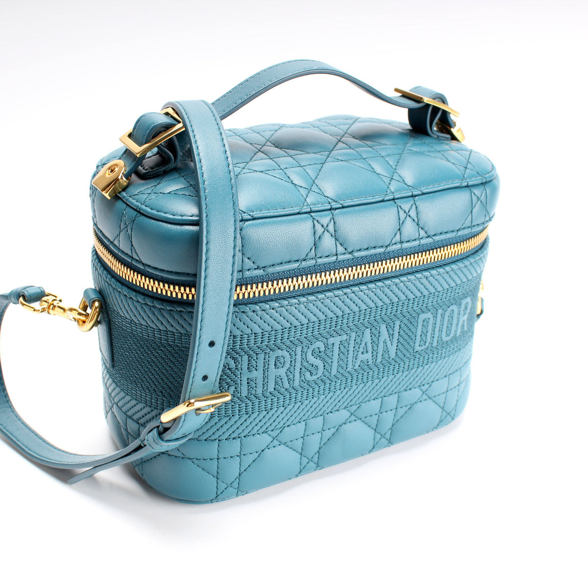 Christian Dior 2020 Small DiorTravel Vanity Case - Grey Handle