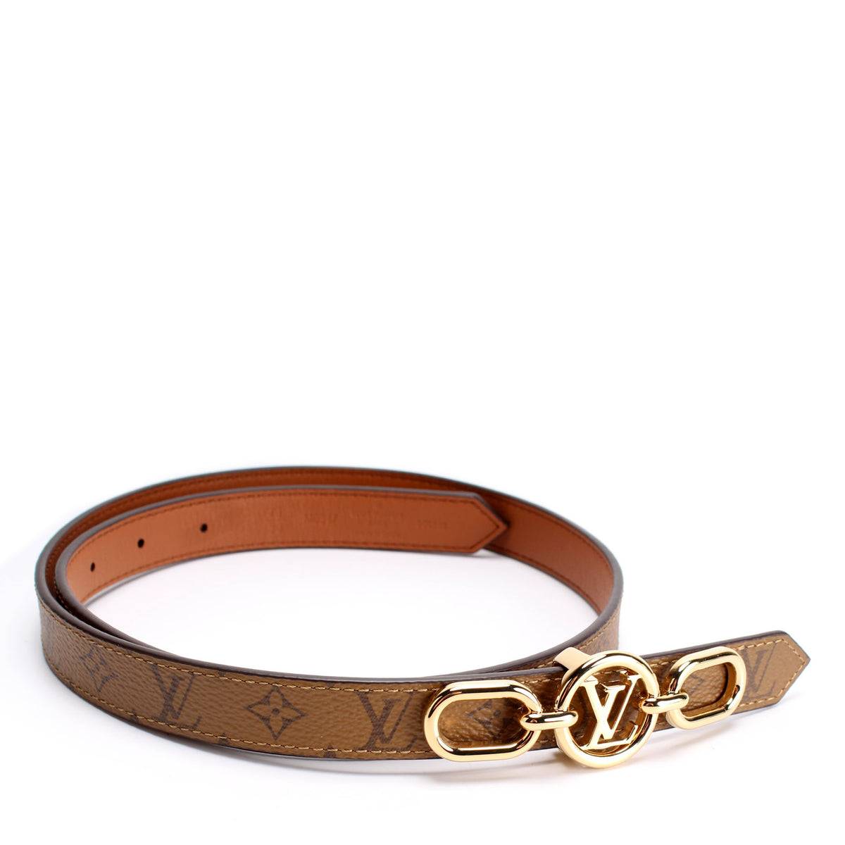 LV Circle 20mm Reversible Belt, Luxury, Accessories on Carousell