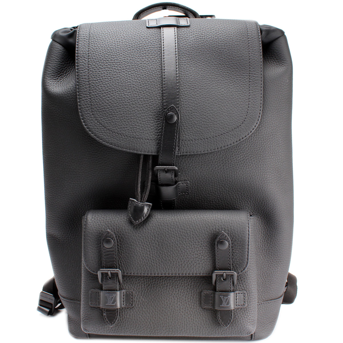 taurillon leather backpack