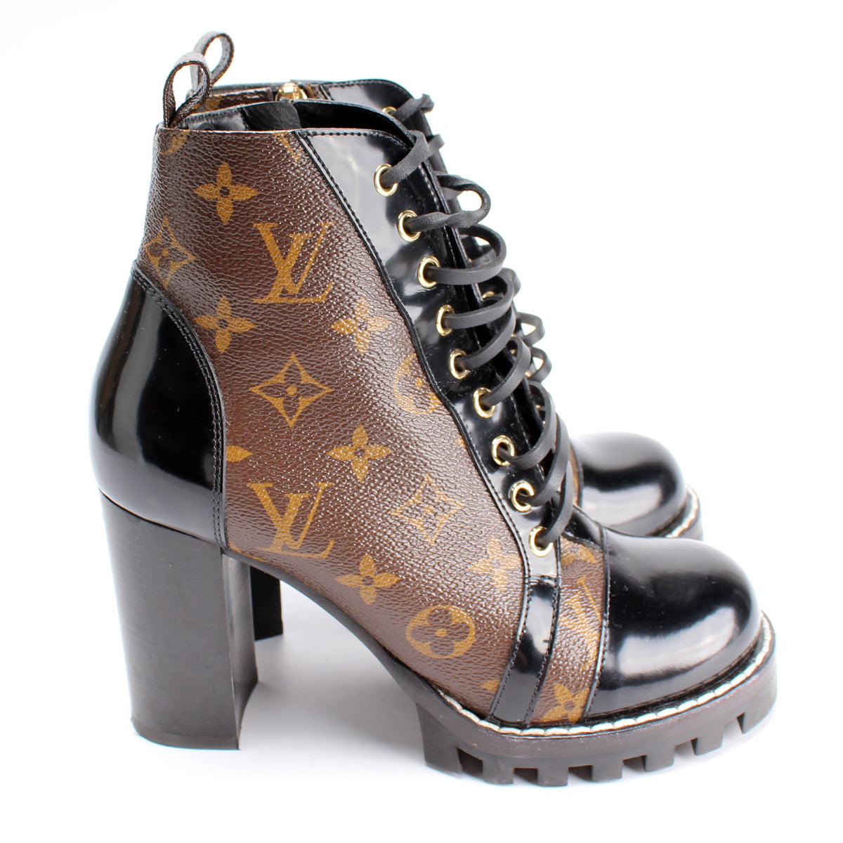 Louis Vuitton, Shoes, Louis Vuitton Catogram Star Trail Ankle Boots 385