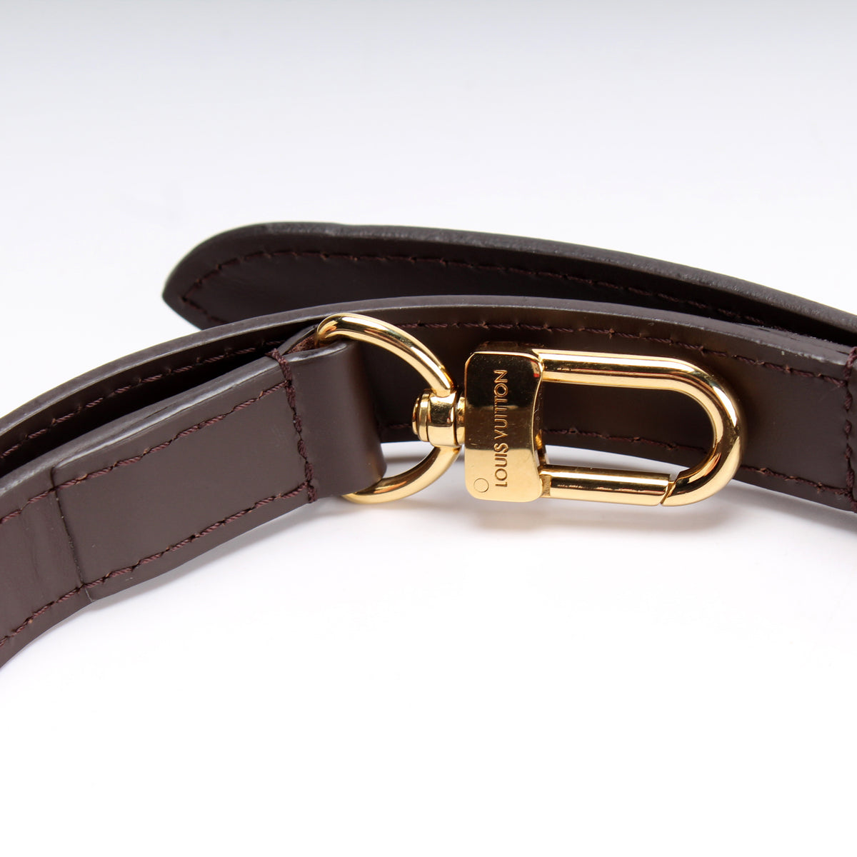 Leather crossbody Strap Damier Ebene – Keeks Designer Handbags
