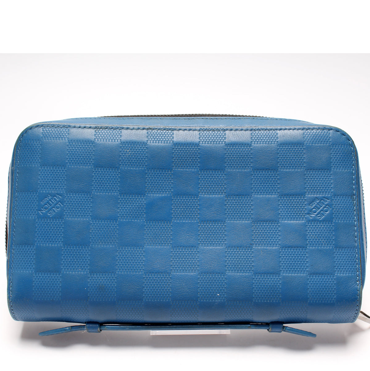Louis Vuitton Blue Damier Infini Leather Zippy Wallet