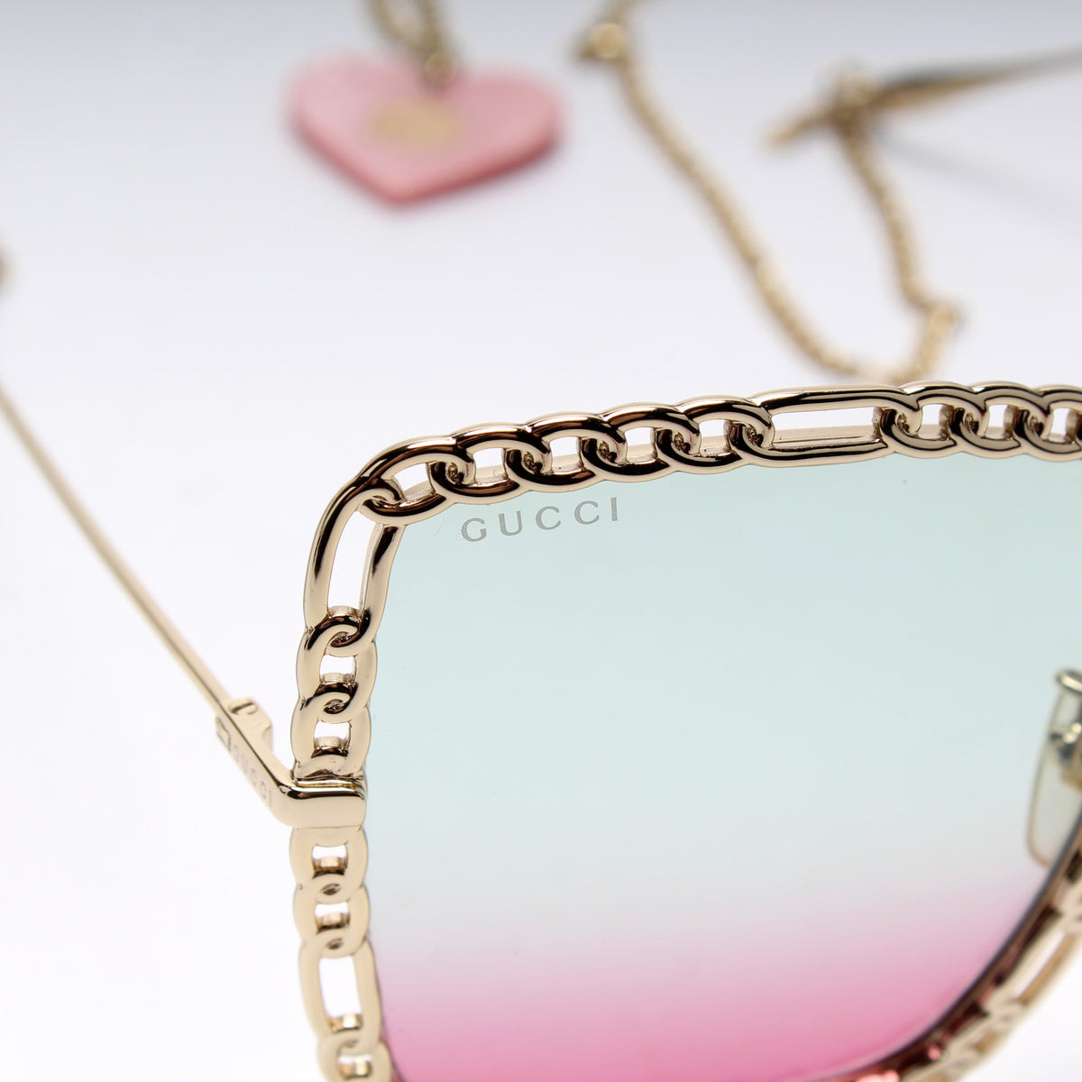 GG 1033S Oversized With Chain Sunglasses