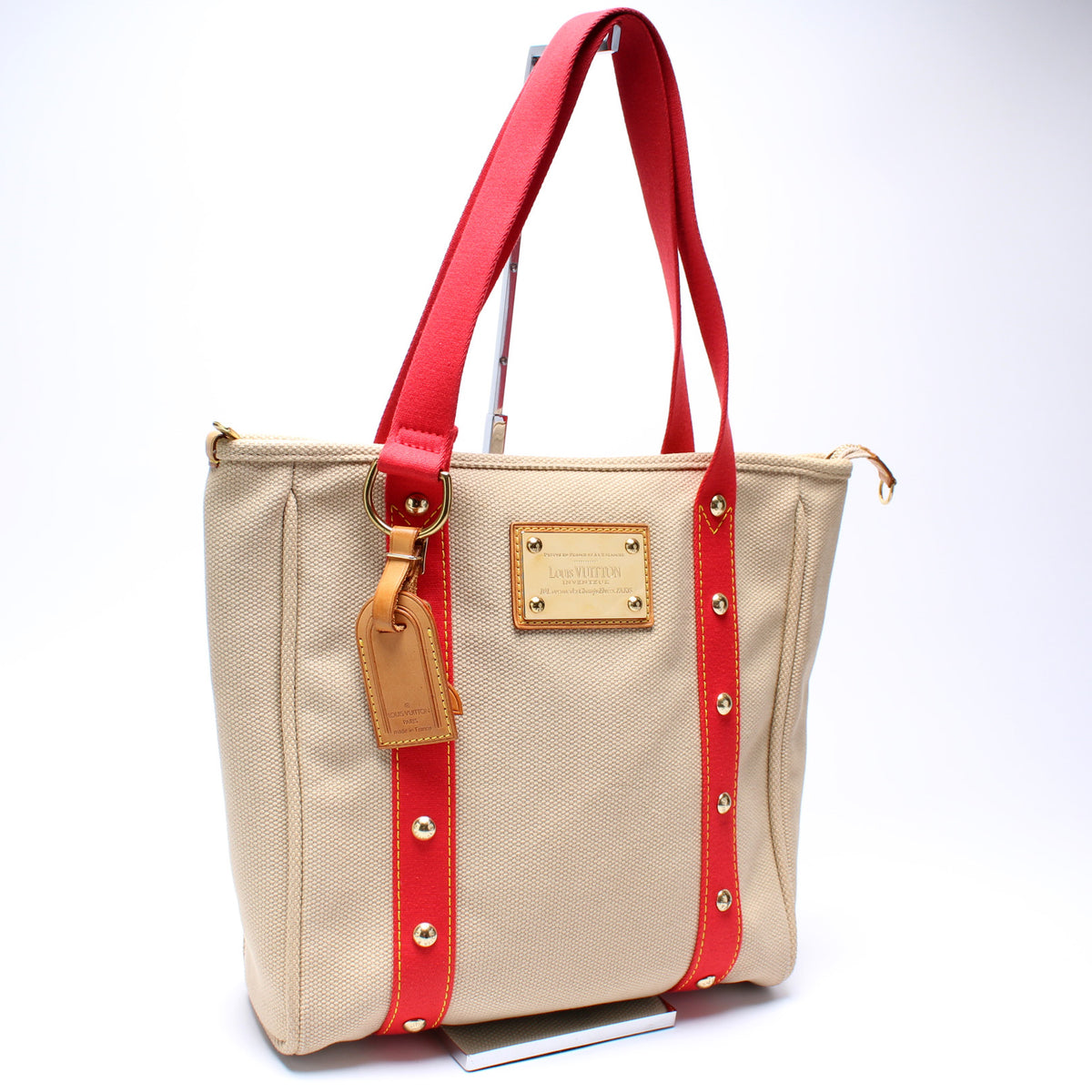 Louis Vuitton Vintage - Antigua Cabas PM Bag - Brown Beige - Canvas and  Leather Handbag - Luxury High Quality - Avvenice