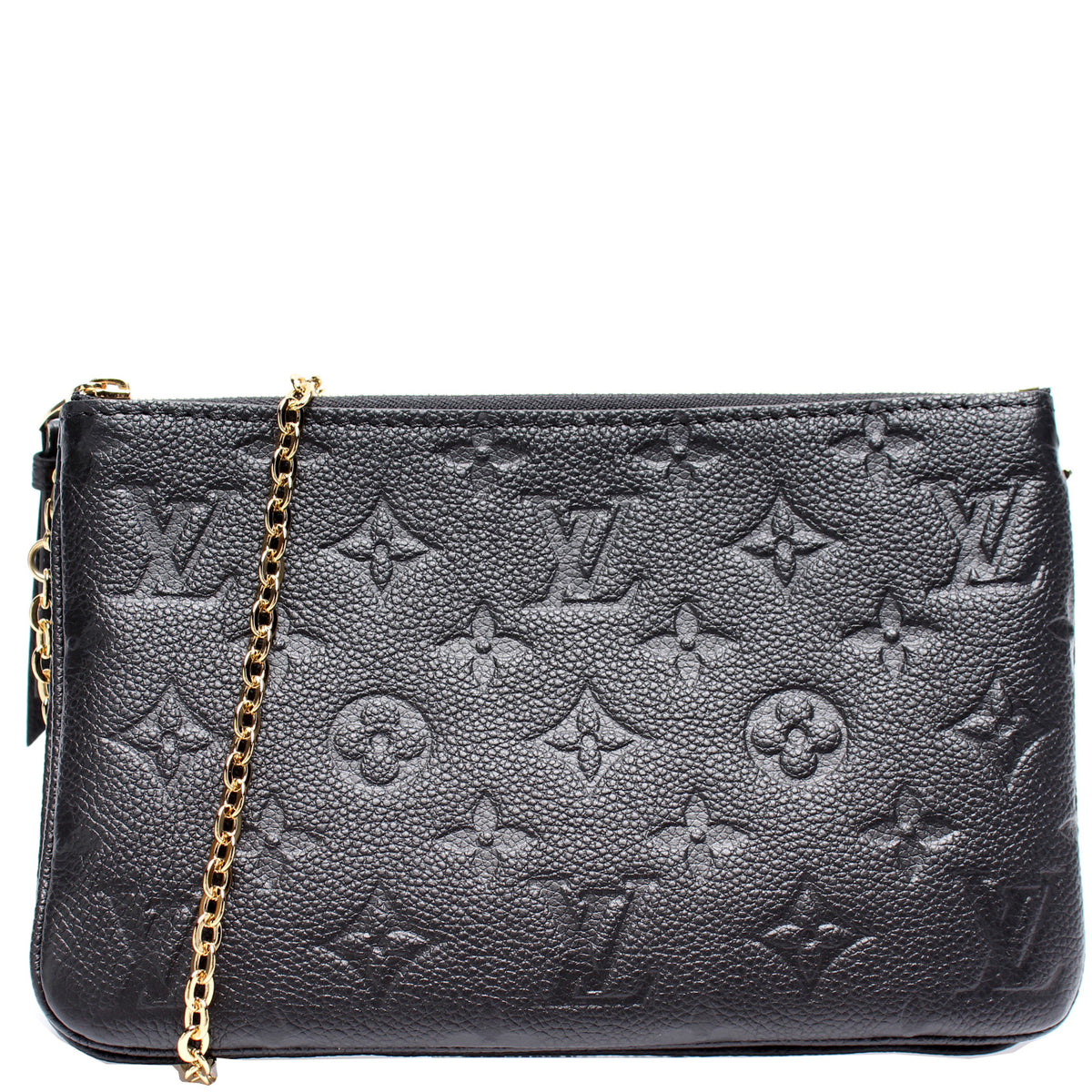 LOUIS VUITTON EMPREINTE ROSE PINK POCHETTE DOUBLE ZIP SUPER