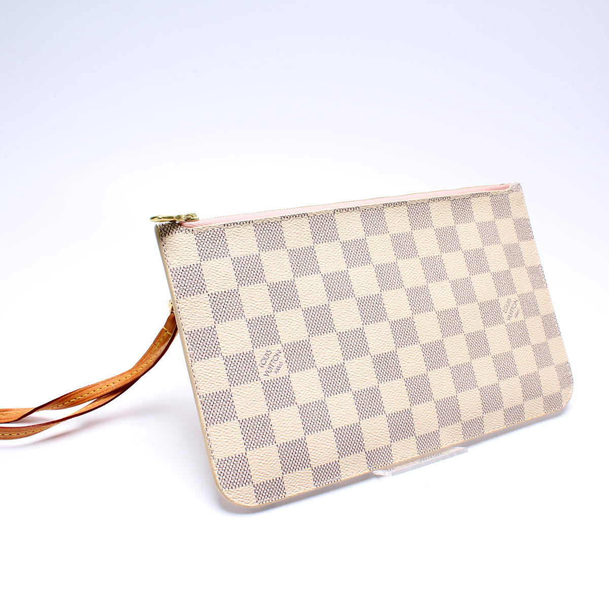 Pochette Only Neverfull Damier Azur – Keeks Designer Handbags