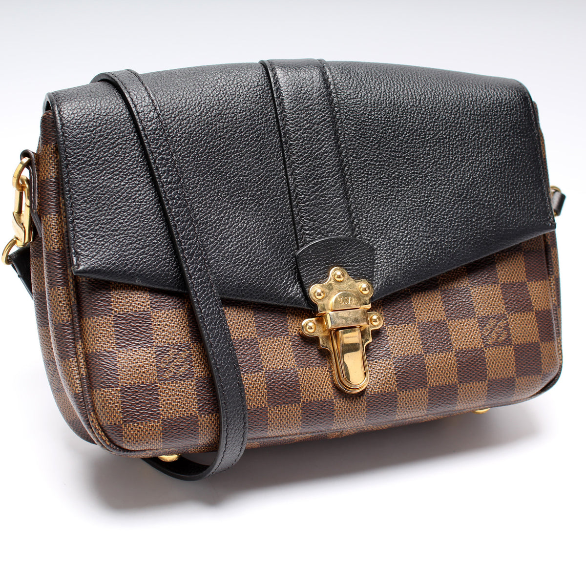 Clapton Crossbody Damier Ebene – Keeks Designer Handbags