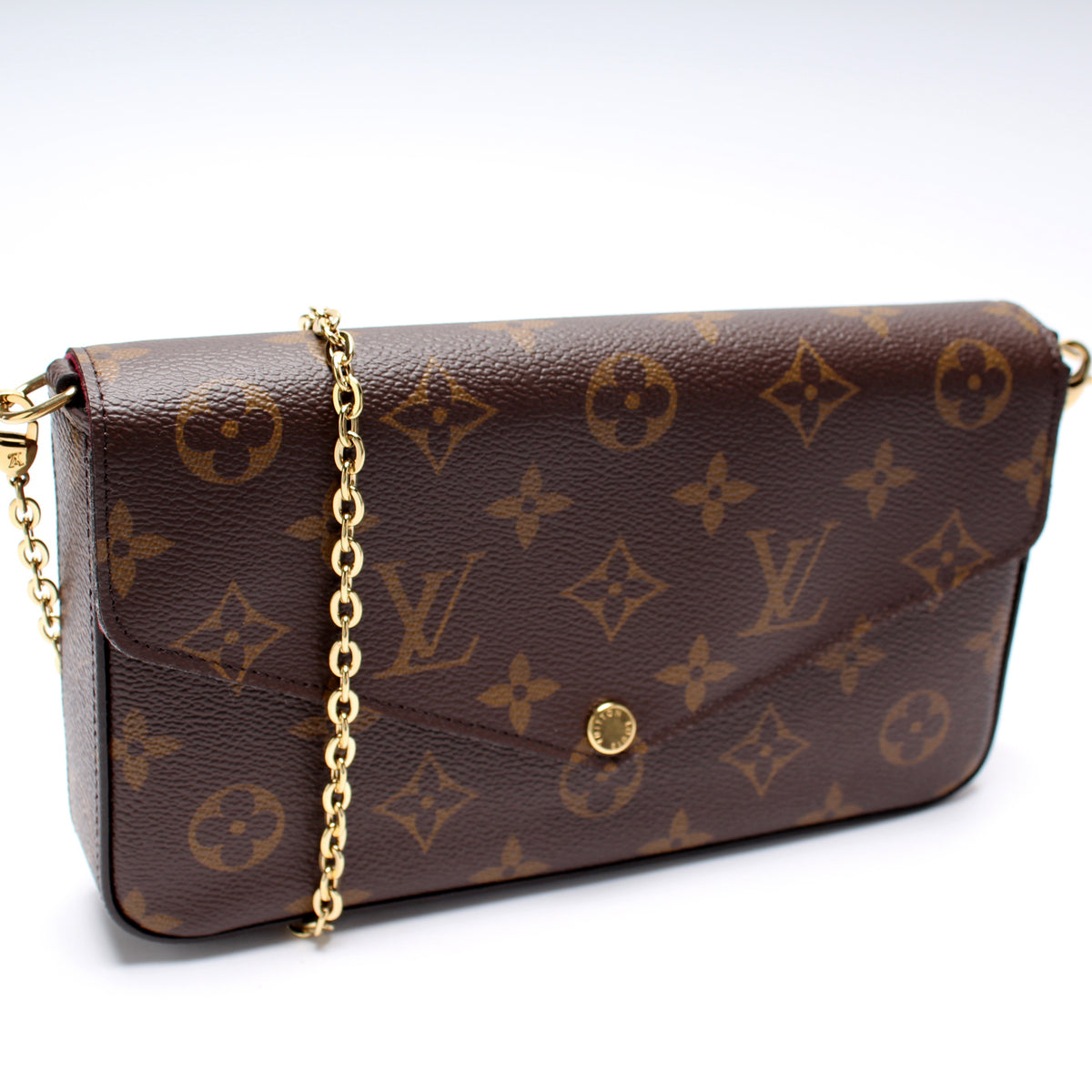Pochette Felicie Monogram (PL) – Keeks Designer Handbags