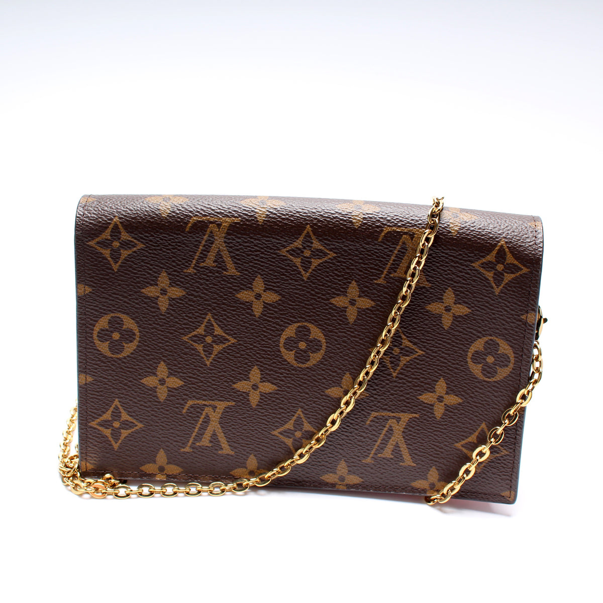 louis vuitton bags with gold chain