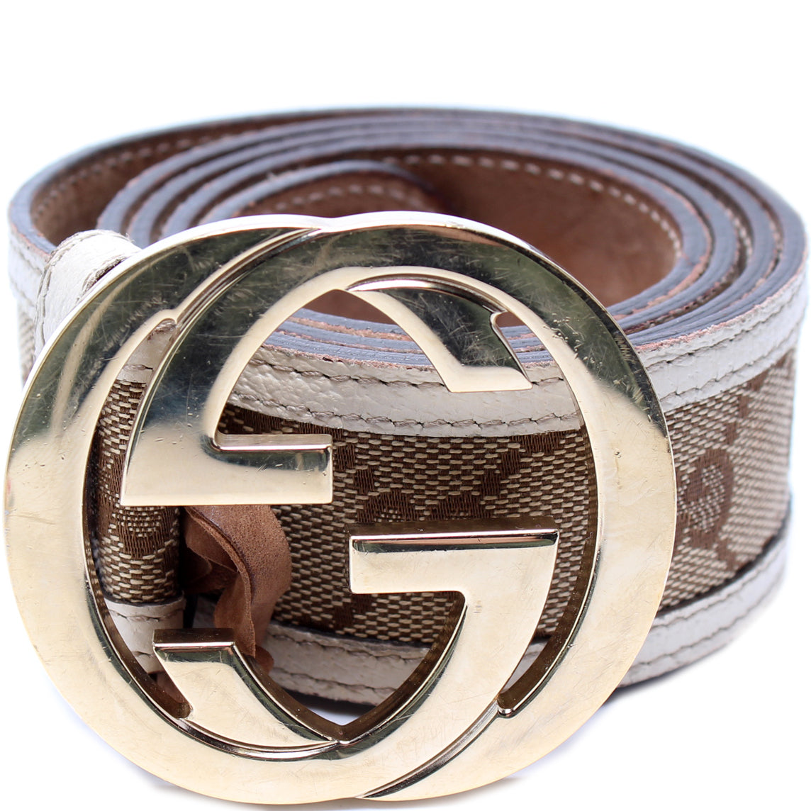 GG 114876 Canvas – Size Interlocking Belt Designer 85/34 Keeks Handbags