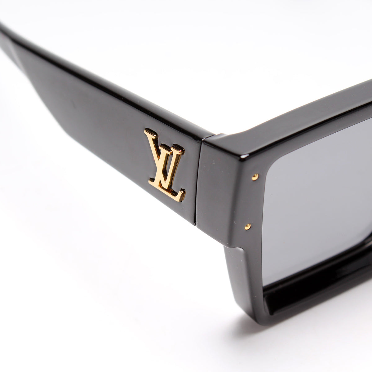 LOUIS VUITTON CYCLONE SUNGLASSES BLACK GOLD CRYSTAL Z1578W Used 2 Times  $99.00 - PicClick