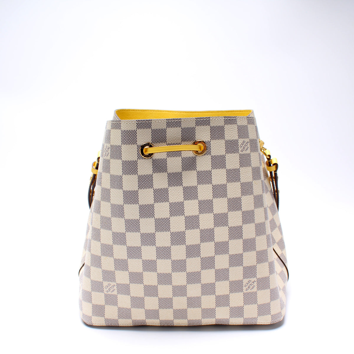 USED Louis Vuitton Classic Monogram Yellow NeoNoe Shoulder Bag