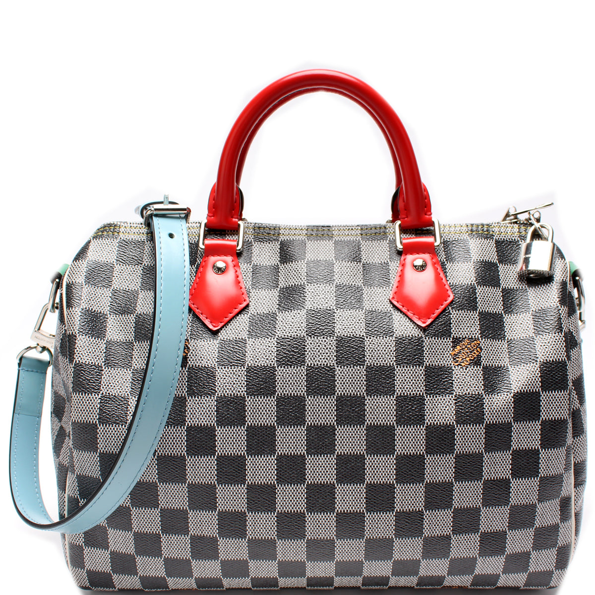Speedy 30 Bandouliere Special Edit Colored Damier – Keeks Designer Handbags