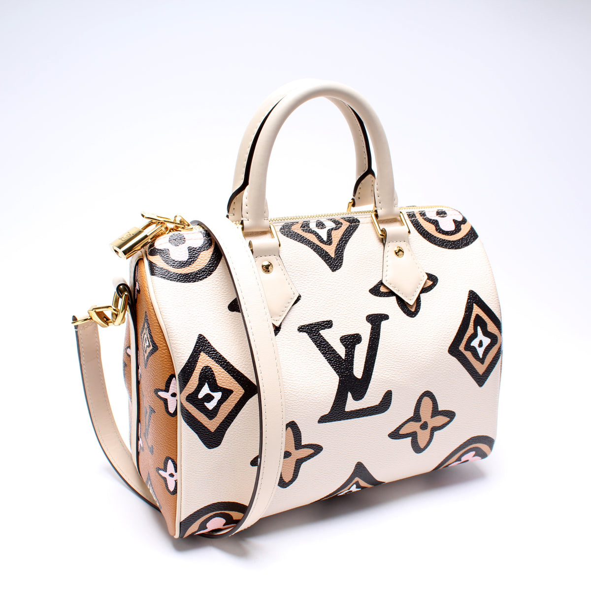 Speedy 25 Bandouliere Wild at Heart – Keeks Designer Handbags