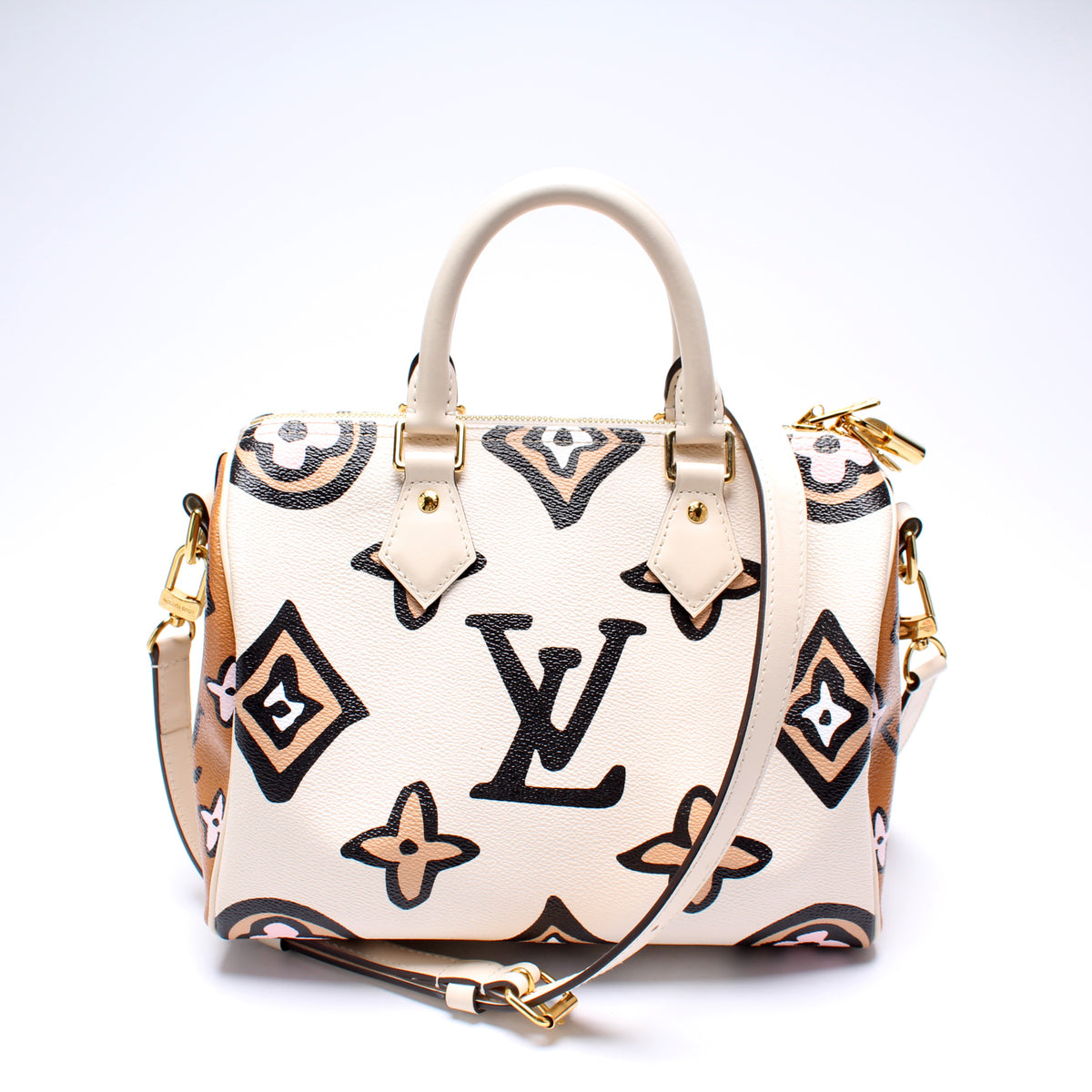 Louis Vuitton Speedy Bandoulier 25 Wild at Heart Arizona in Leather with  Gold-tone - US