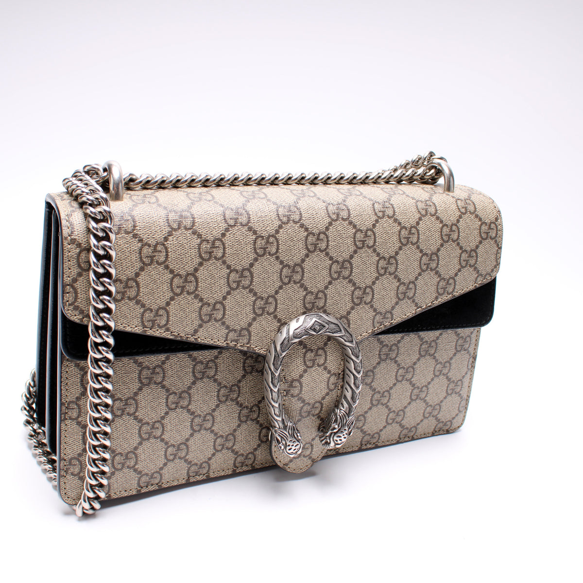 Gucci Dionysus GG Tweed Small Shoulder Bag Cerise 400249