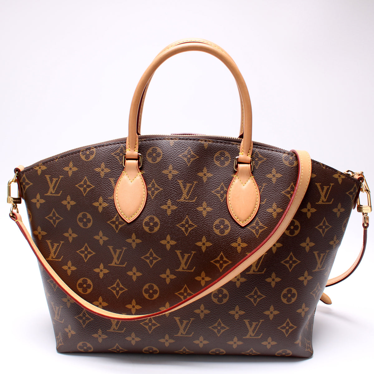 Louis Vuitton Boetie Handbag Monogram Canvas MM Brown 2224774