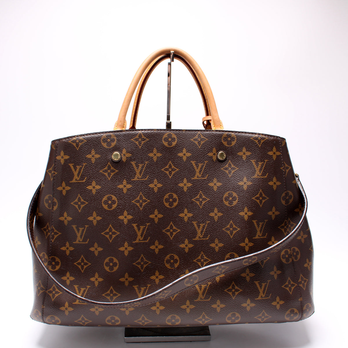 Louis+Vuitton+Bucket+Bag+GM+Brown+Canvas for sale online