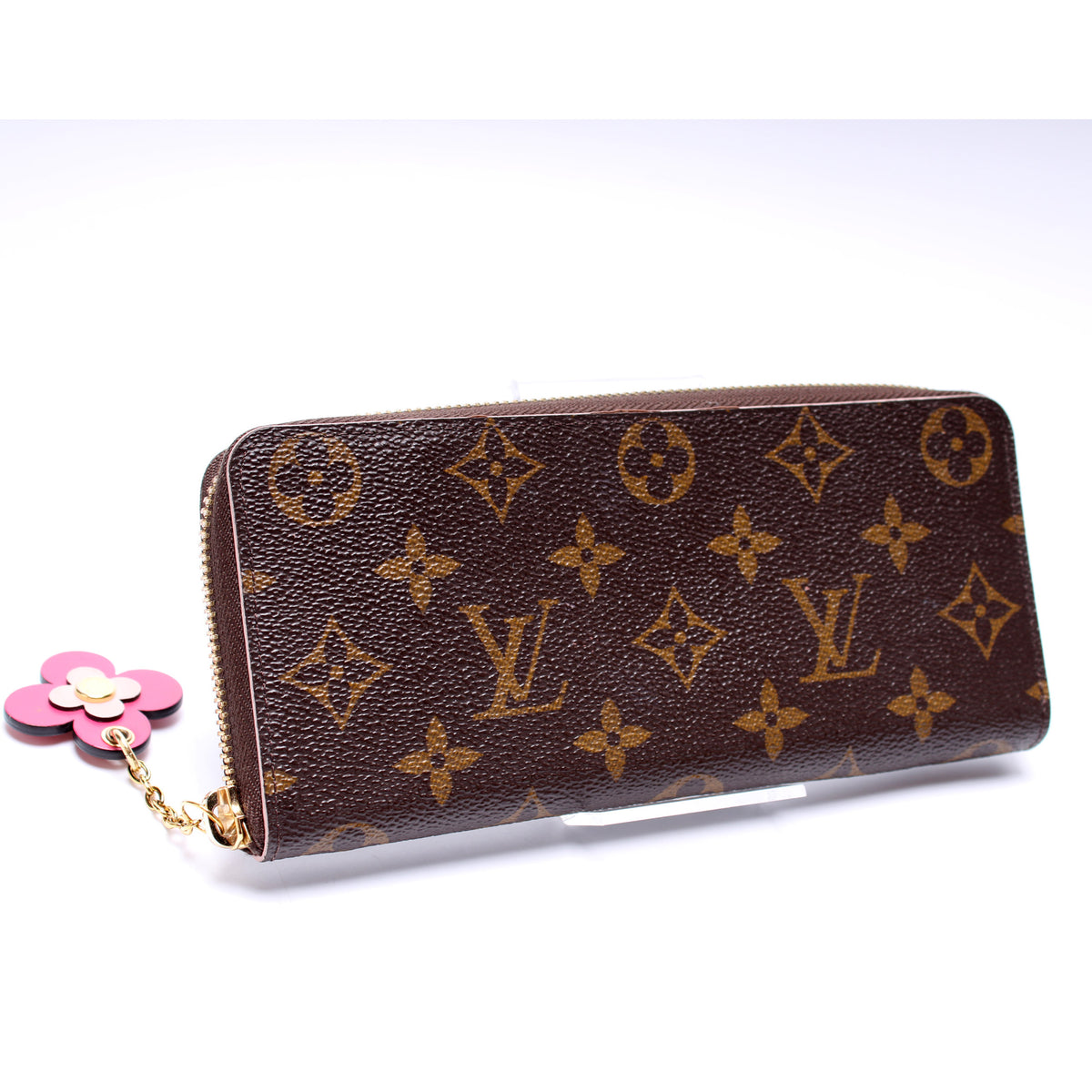 100% Authentic Louis Vuitton Small Monogram Zip Wallet Made In