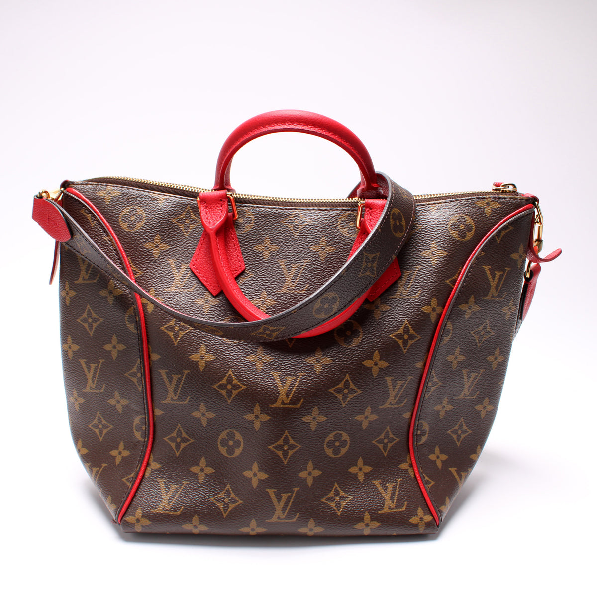 Louis Vuitton - Authenticated Tournelle Handbag - Cloth Brown for Women, Never Worn