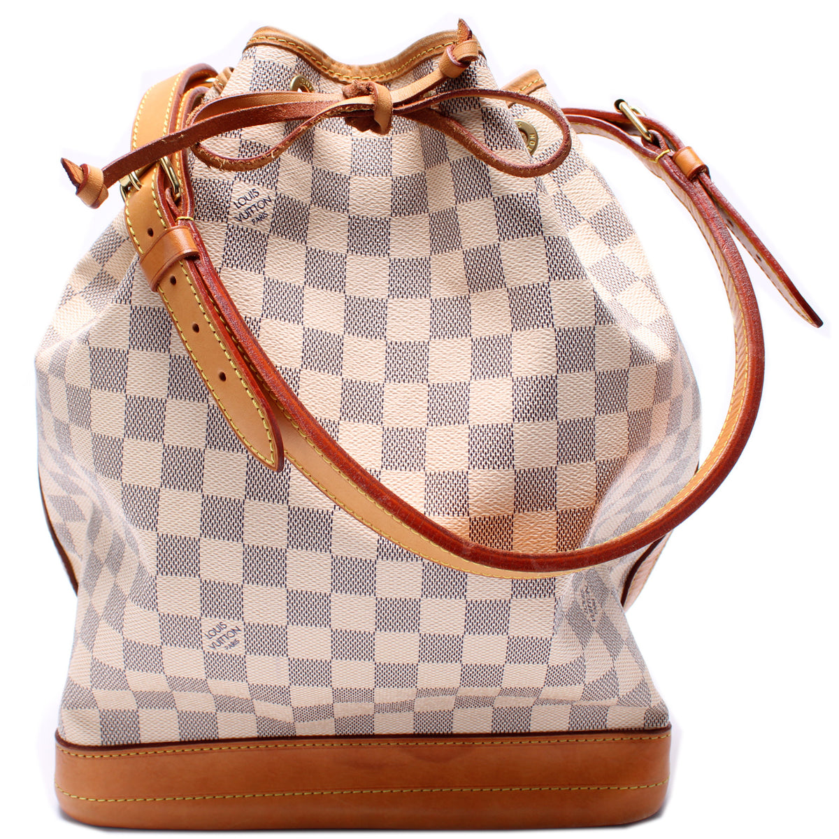 Louis Vuitton Noé BB Damier Azur in Coated Canvas/Leather with