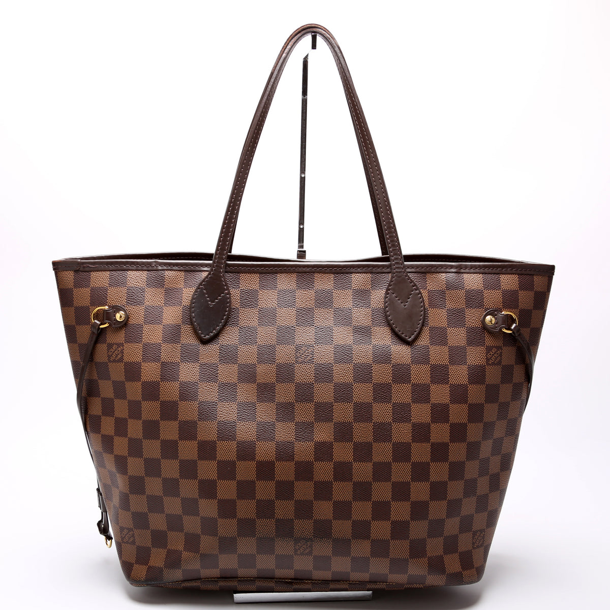 Louis Vuitton Damier Neverfull Top Handle Tote Bag