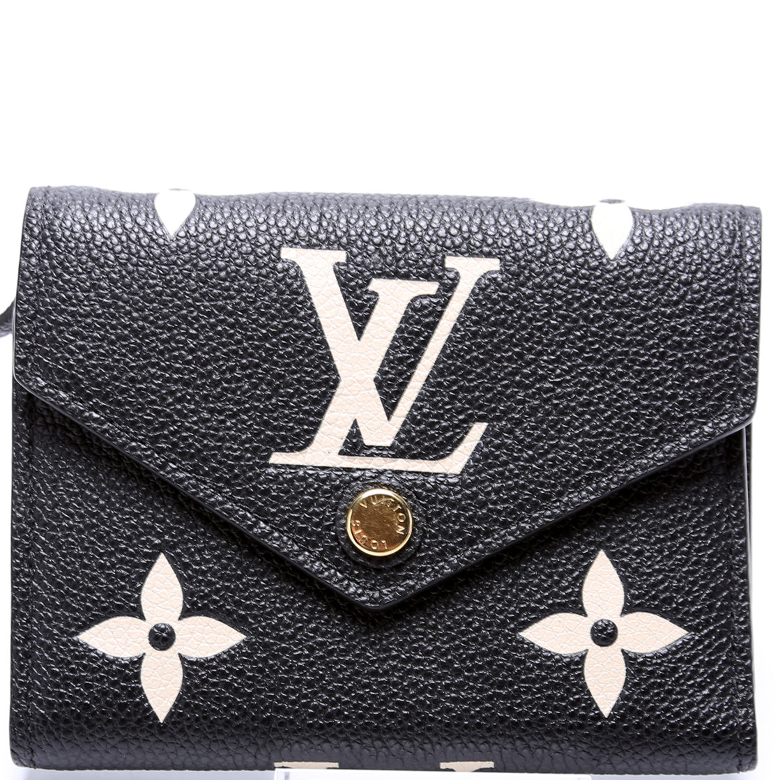 Card Holder Bicolour Monogram Empreinte Leather - Wallets and