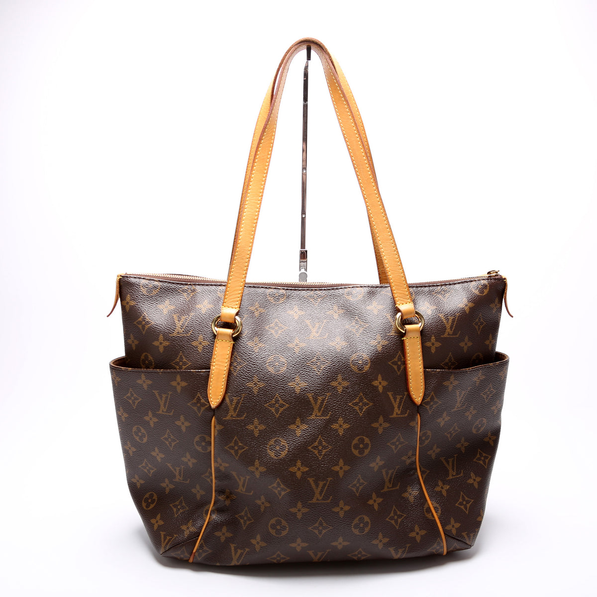 Louis Vuitton - Authenticated Totally Handbag - Cloth Brown For Woman, Good condition