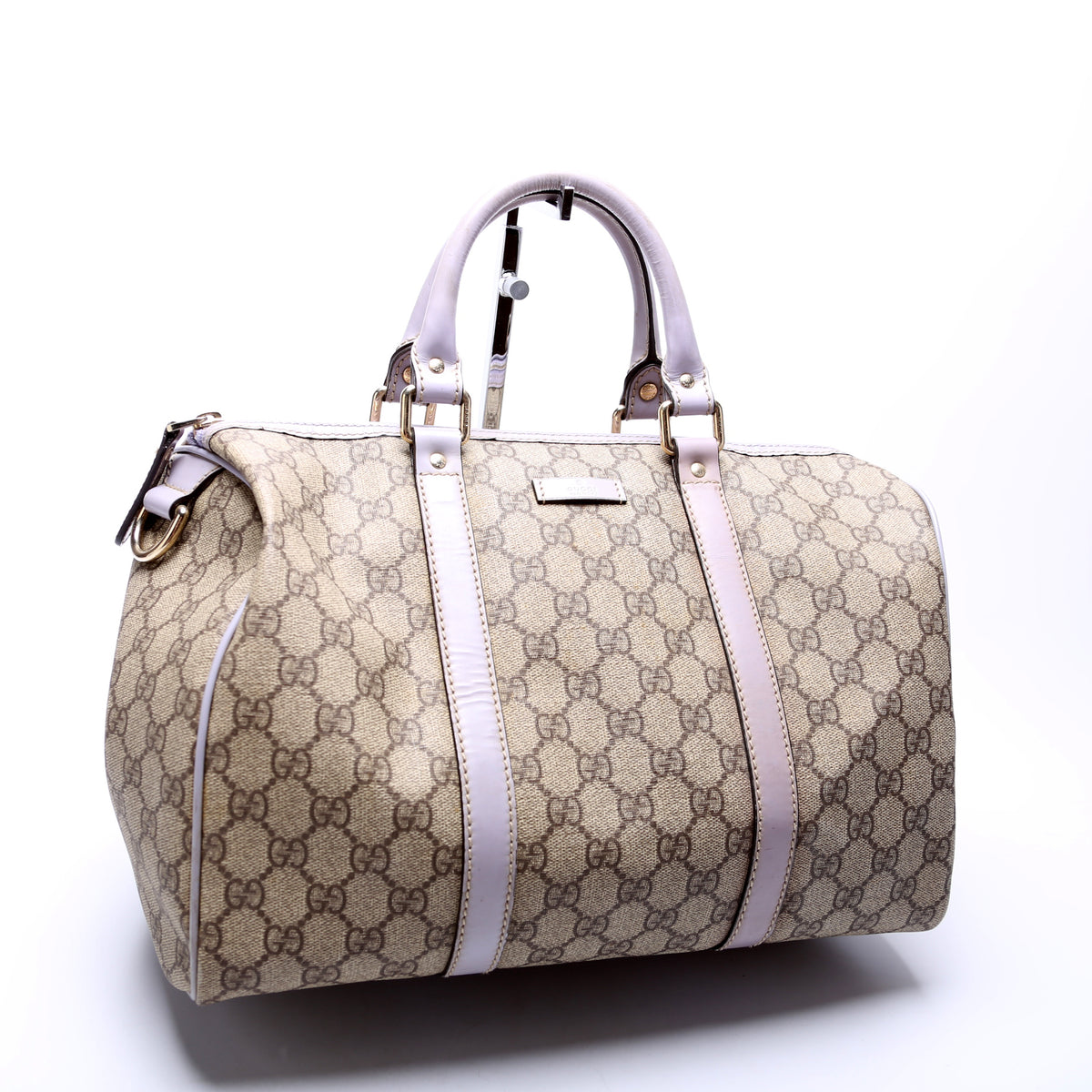 GUCCI Gucci Joy GG Canvas Boston Bag Beige 193603-US