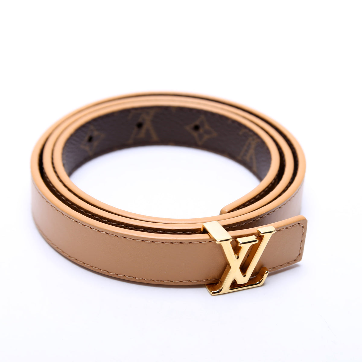 LV Iconic 20MM Reversible Monogram/Leather Belt Size 75/30 – Keeks