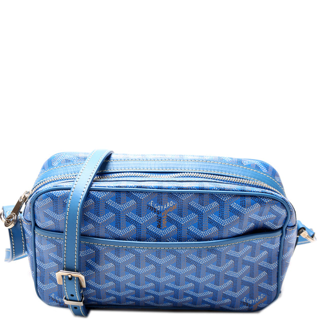 Goyard Goyardine Belvedere II Crossbody Bag w/Tags - Blue