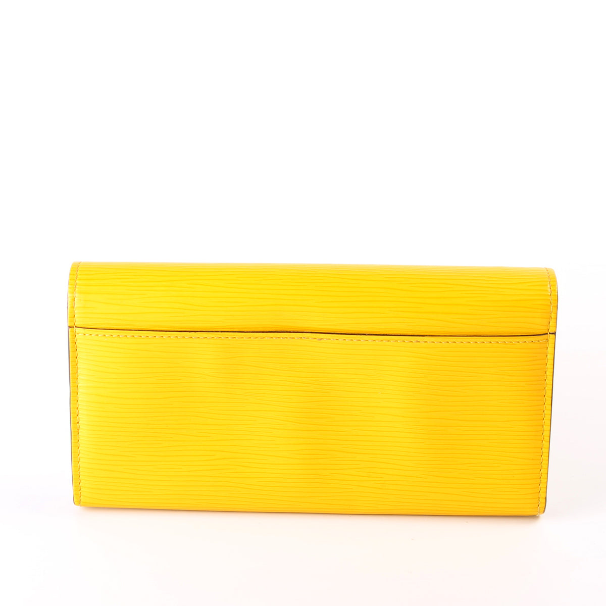 Louis Vuitton Yellow EPI Leather Sarah Wallet