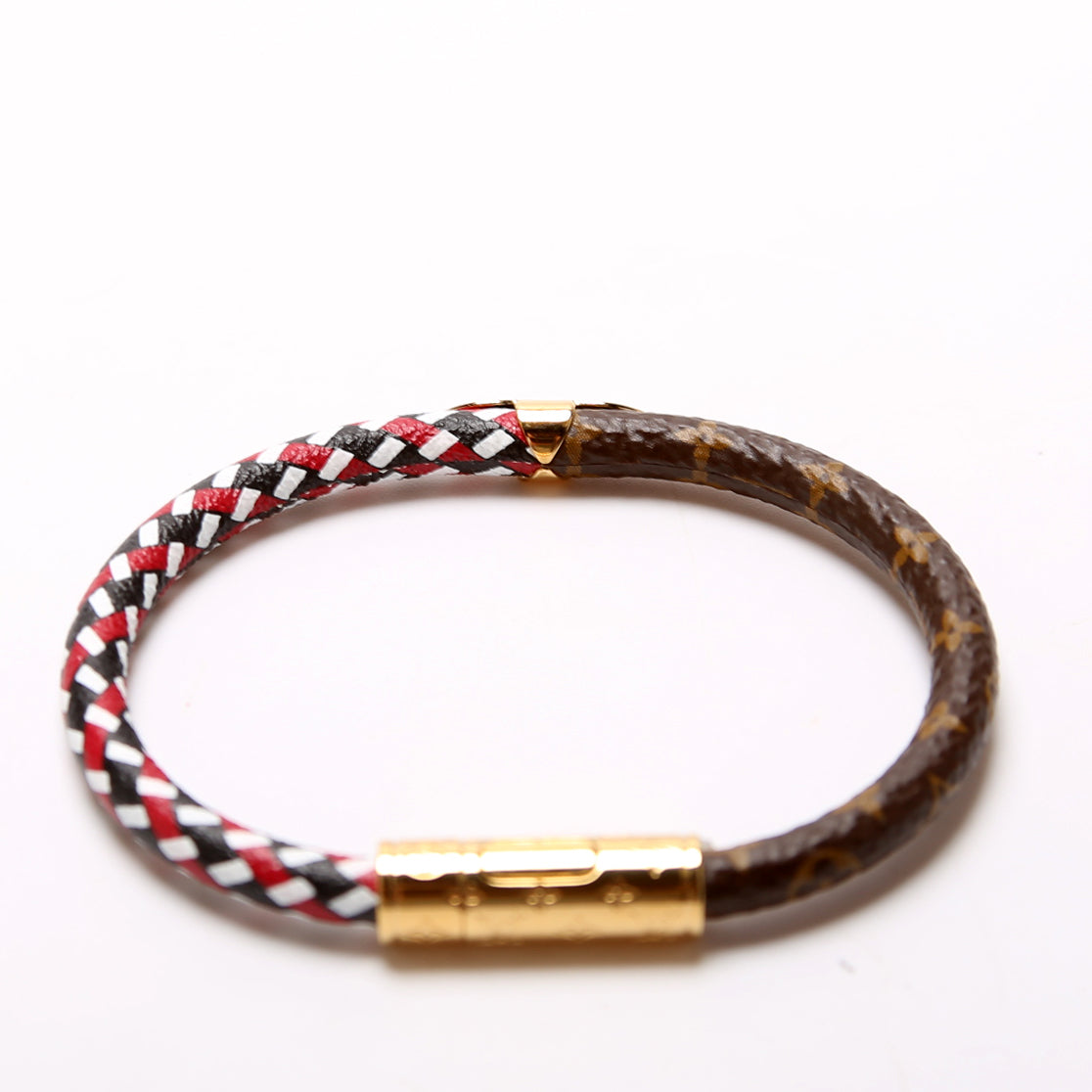 Coated Canvas & Leather Daily Confidential Bracelet