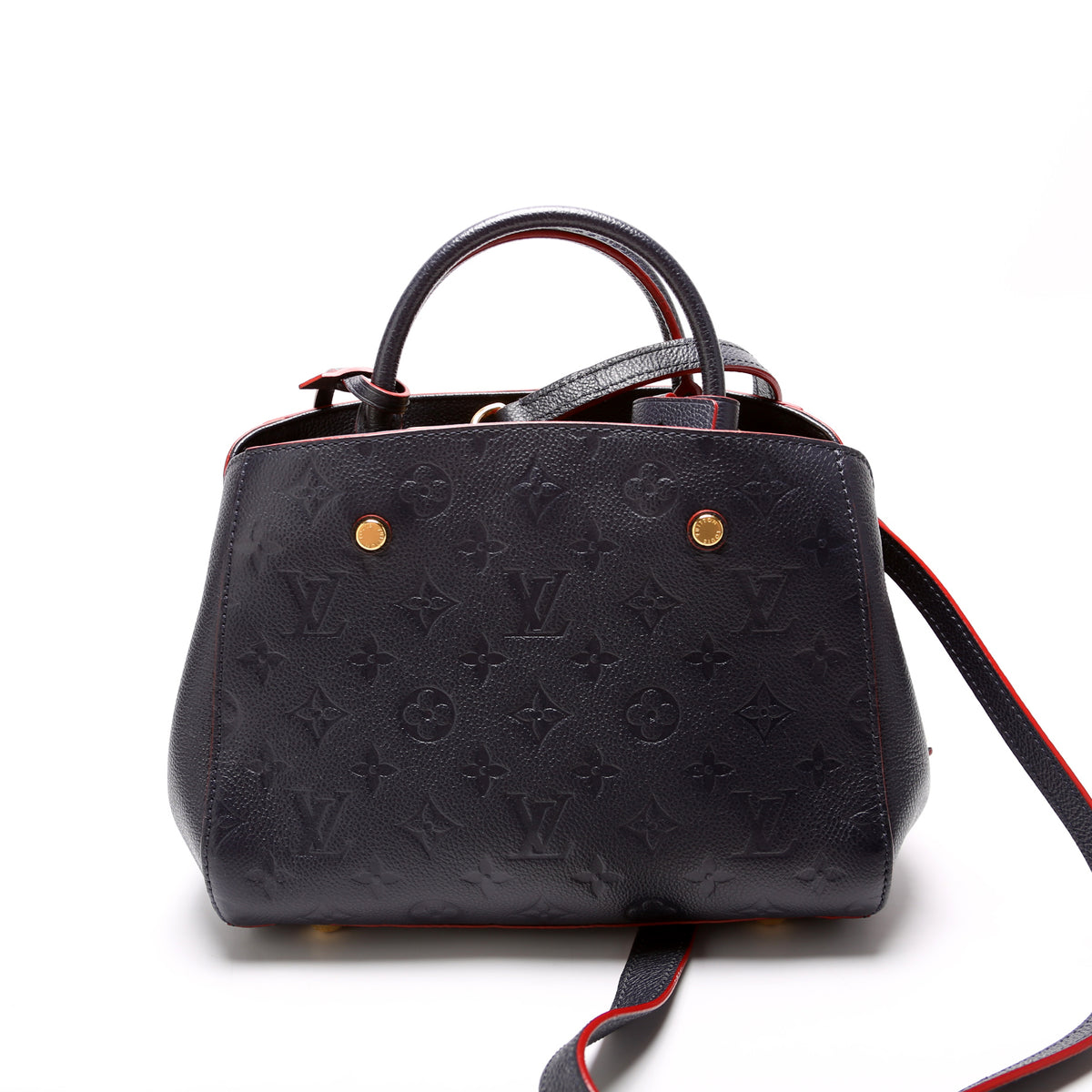 Louis Vuitton Montaigne BB in black empreinte leather now