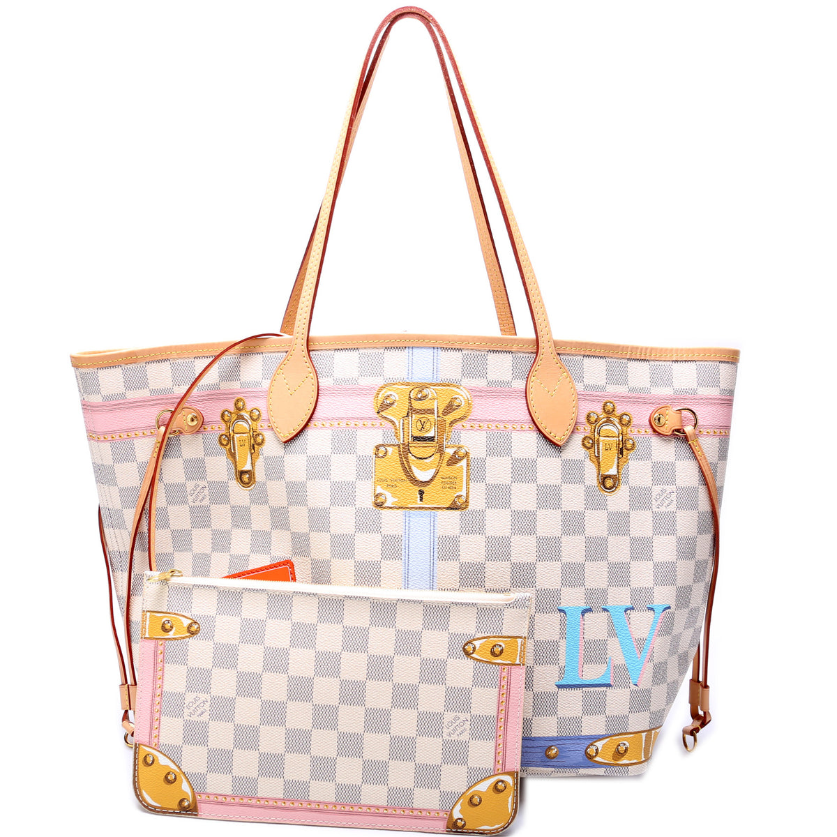 Louis+Vuitton+Neverfull+Tote+MM+Multicolor+Jacquard for sale online