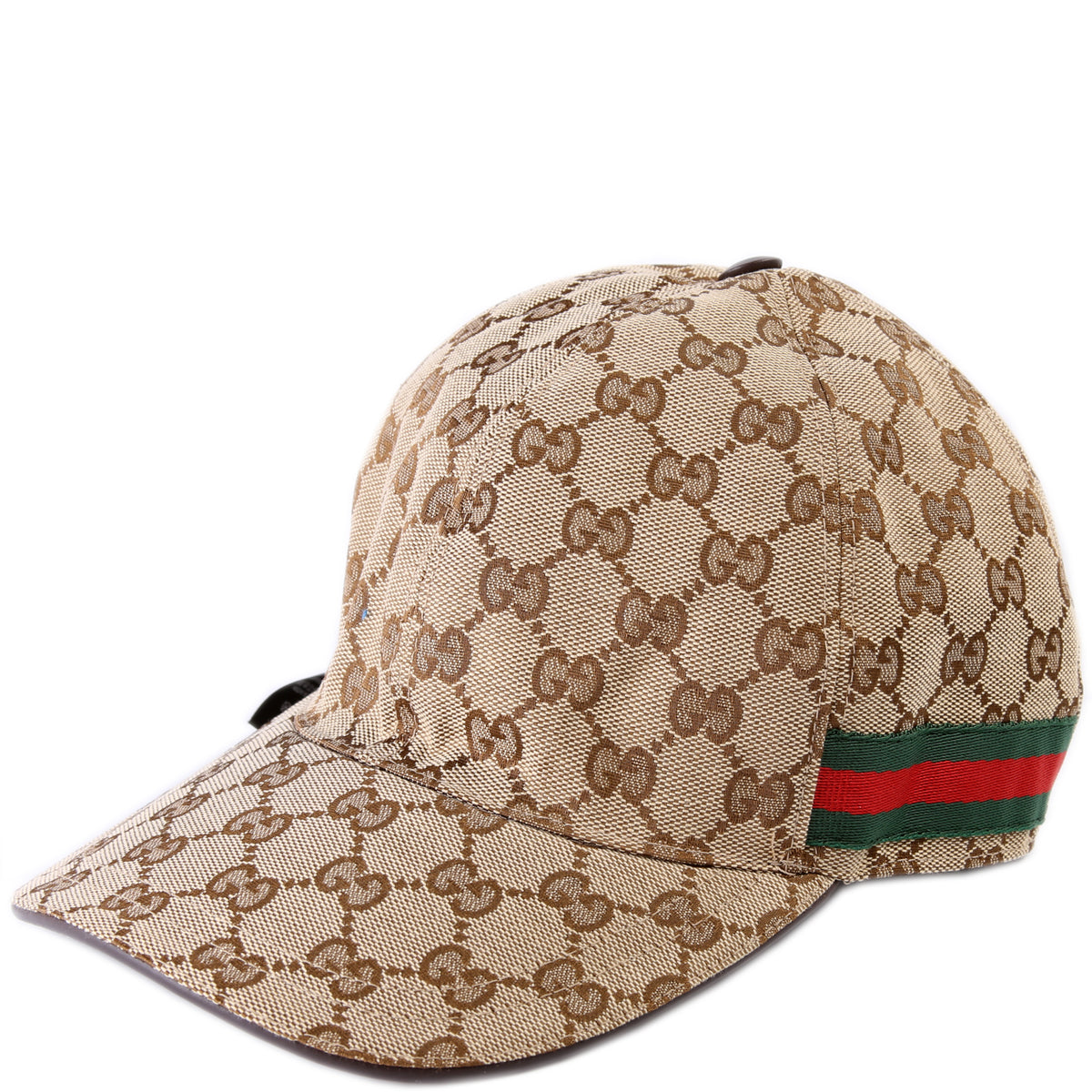 200035 GG Canvas Web Hat Size Medium