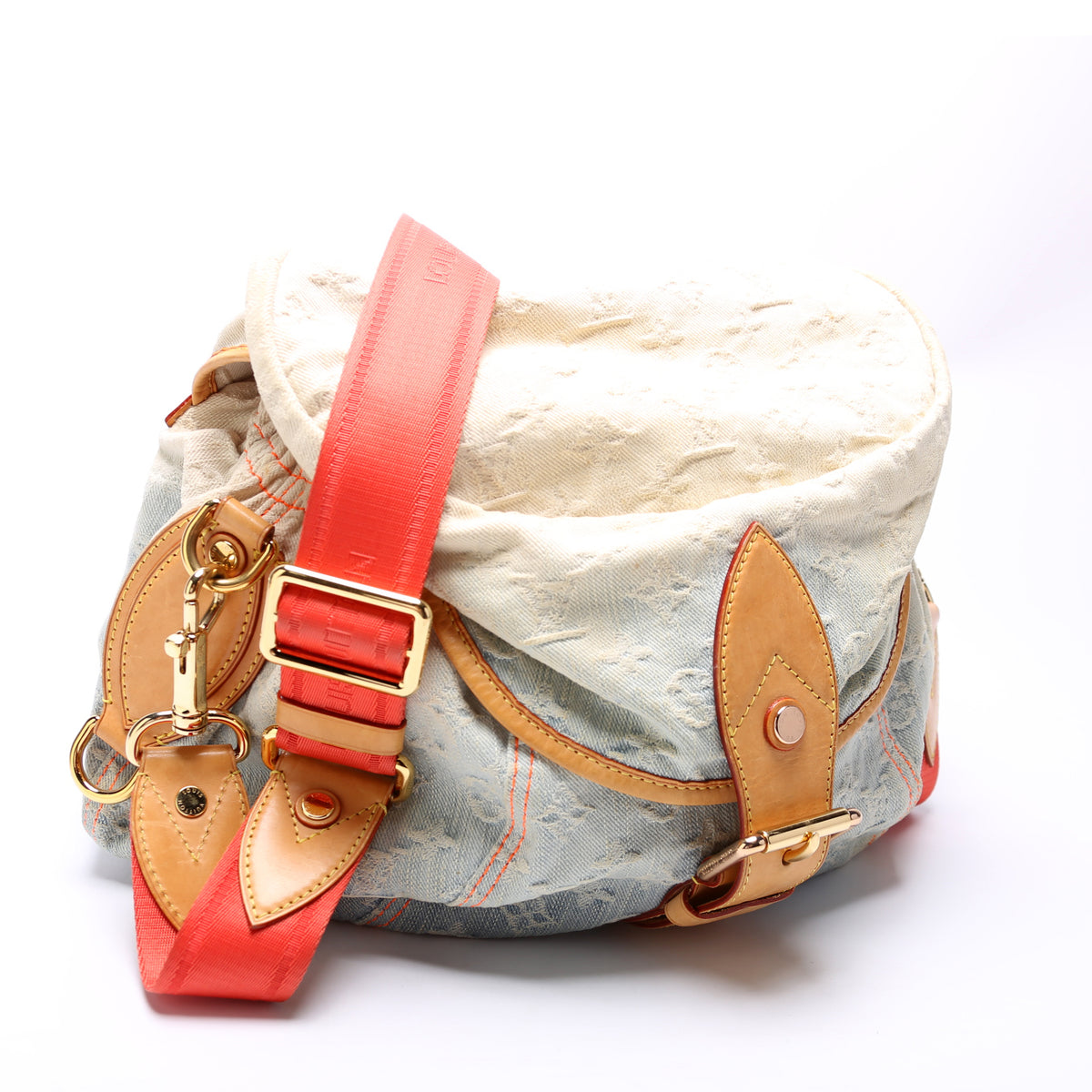 Sunshine Bag Denim Monogram – Keeks Designer Handbags