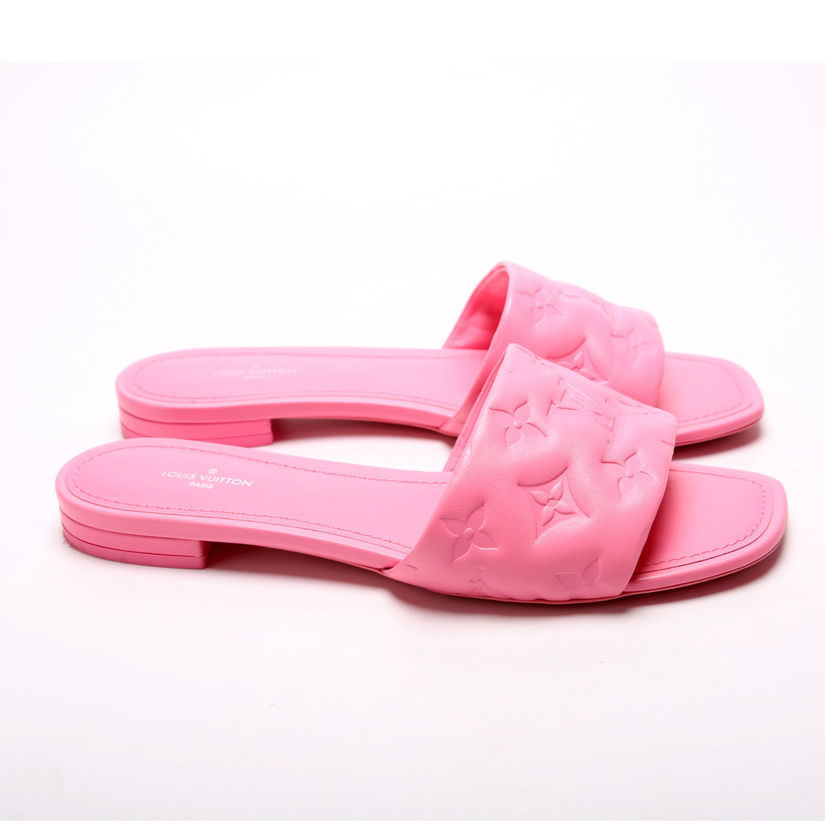Louis Vuitton - Authenticated Revival Sandal - Leather Pink for Women, Never Worn, with Tag