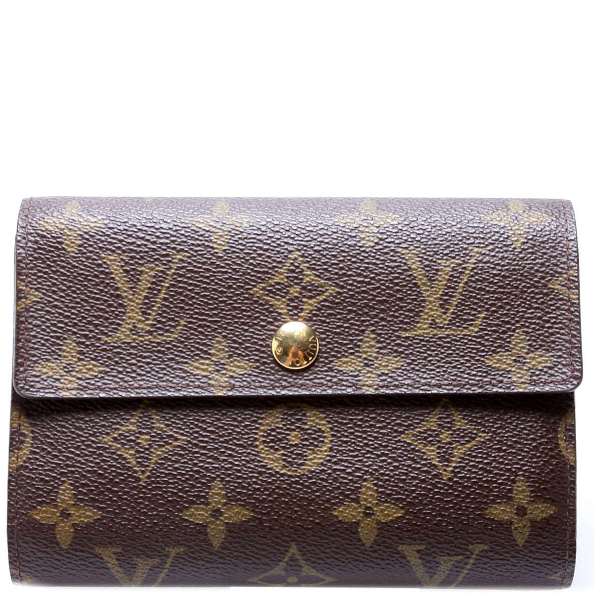 Louis Vuitton - Authenticated Alexandra Wallet - Patent Leather Brown for Women, Very Good Condition