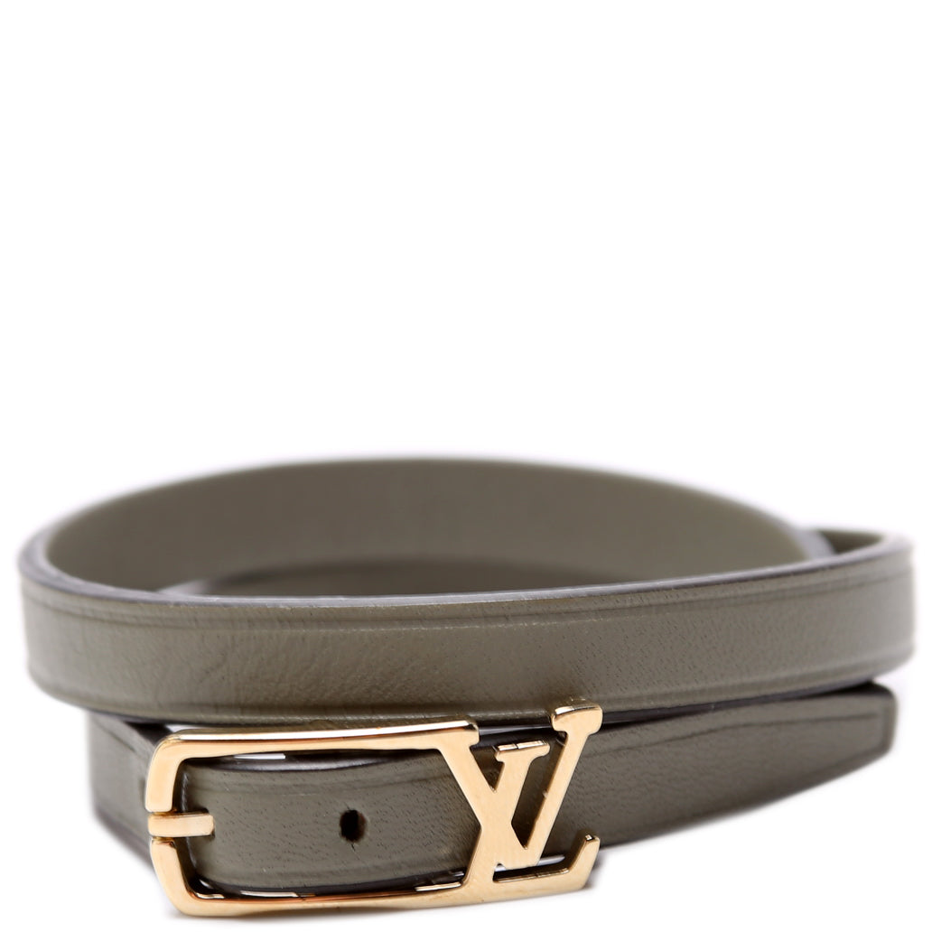 Louis Vuitton leather wrap bracelet