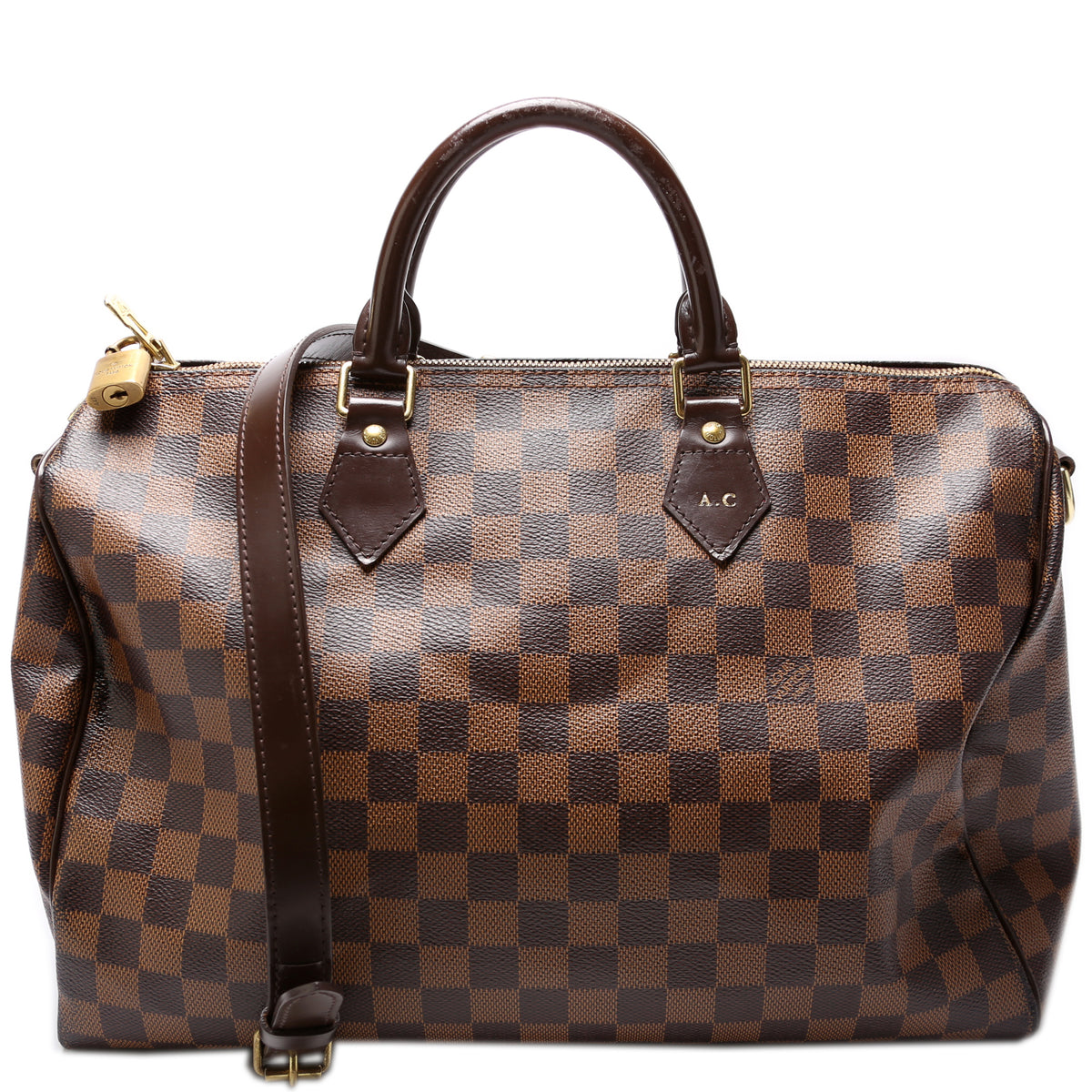 SOLD - LV Monogram Speedy Bandouliere 30 (Hot-Stamping)_Louis