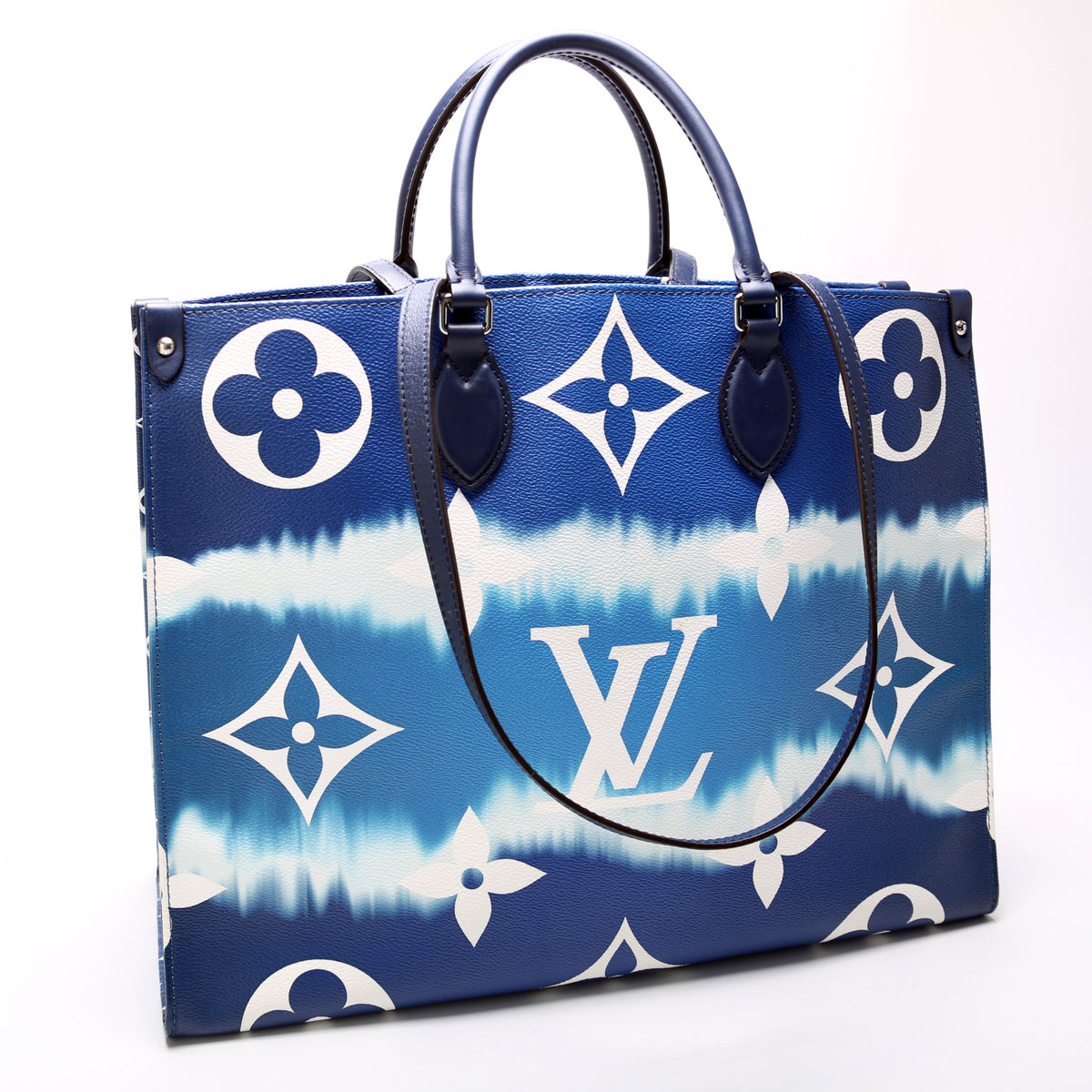 Louis Vuitton, Bags, Louis Vuitton On The Go Gm Escale Blue